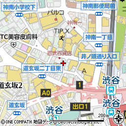 完全個室居酒屋 大将 渋谷店周辺の地図