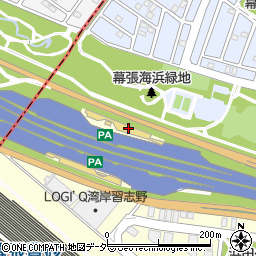 東関東自動車道　湾岸幕張ＰＡ下り周辺の地図