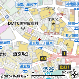 ゲオモバイル　渋谷センター街店周辺の地図