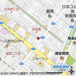 千葉県浦安市北栄4丁目19-2周辺の地図