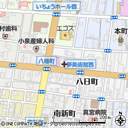 東京都八王子市八日町6周辺の地図