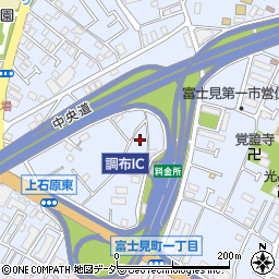 東京都調布市富士見町1丁目13-35周辺の地図