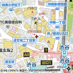 旬香 渋谷店周辺の地図