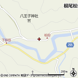 岐阜県本巣市根尾松田489周辺の地図