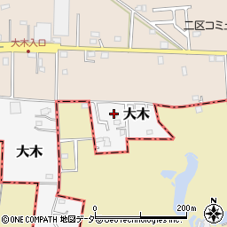 千葉県八街市大木813周辺の地図