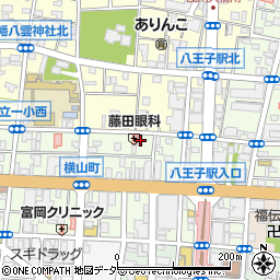 東京都八王子市横山町21-16周辺の地図