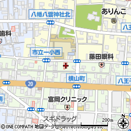 東京都八王子市横山町20-15周辺の地図