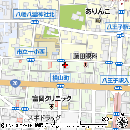 東京都八王子市横山町21-9周辺の地図