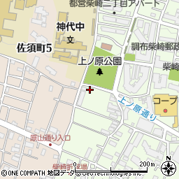ファインパーキング柴崎第１駐車場周辺の地図
