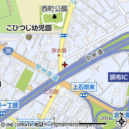 東京都調布市富士見町1丁目19-1周辺の地図