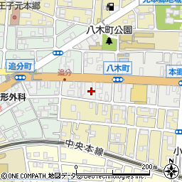 東京都八王子市八木町3-4周辺の地図