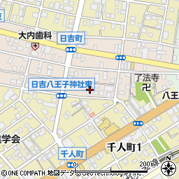 東京都八王子市日吉町4周辺の地図