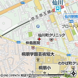 エバーグレース仙川周辺の地図