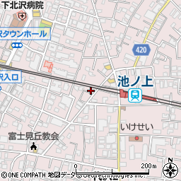 フォレスト池の上周辺の地図