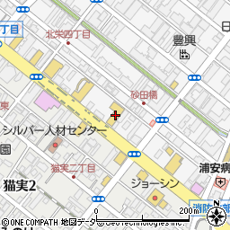 千葉スバル浦安店周辺の地図