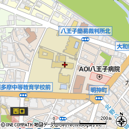 東京都立南多摩中等教育学校周辺の地図