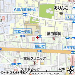 東京都八王子市横山町20-17周辺の地図