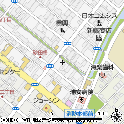 千葉県浦安市北栄4丁目4-18周辺の地図