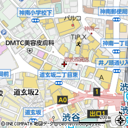 元祖寿司 渋谷センター街店周辺の地図