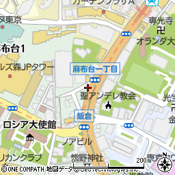 東京都港区麻布台1丁目10-3周辺の地図