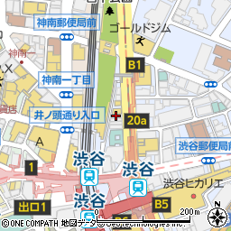 東京スクールオブミュージック専門学校　渋谷周辺の地図