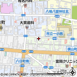 東京都八王子市横山町17-10周辺の地図