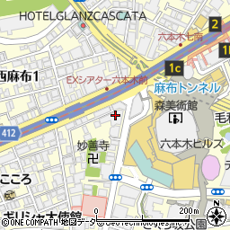 東京都港区西麻布3丁目2-6周辺の地図