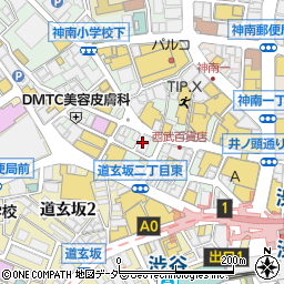 どうとんぼり神座 渋谷店周辺の地図