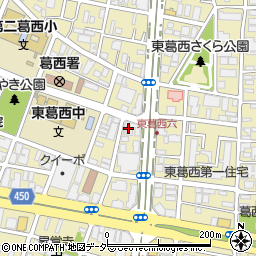 東京都江戸川区東葛西6丁目45-7周辺の地図