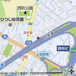 東京都調布市富士見町1丁目20-6周辺の地図