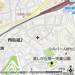 千葉県四街道市四街道2丁目8周辺の地図