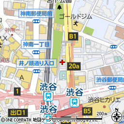 ジェニークリニック渋谷院周辺の地図