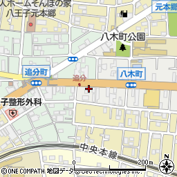 東京都八王子市八木町3-14周辺の地図