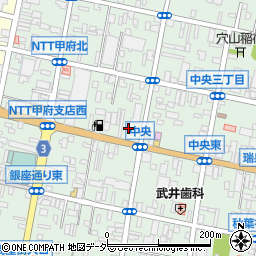 株式会社オオキ　中央店周辺の地図
