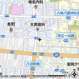 東京都八王子市横山町16-8周辺の地図