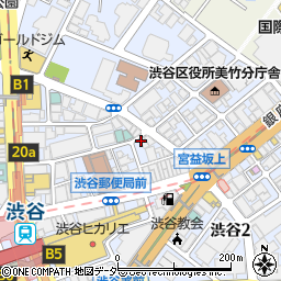 中華Dining Yamaのuchi 渋谷店周辺の地図