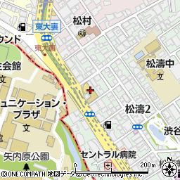 東京都渋谷区松濤2丁目3周辺の地図