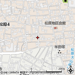 三井宅akippa駐車場周辺の地図