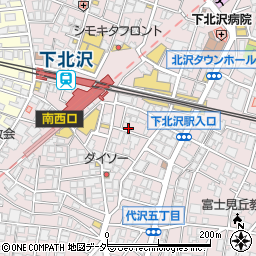 なんばん亭 下北沢店周辺の地図