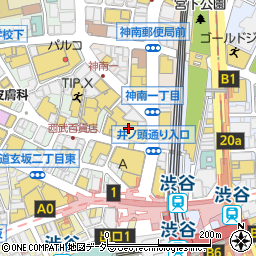 スタージュエリー渋谷西武店周辺の地図