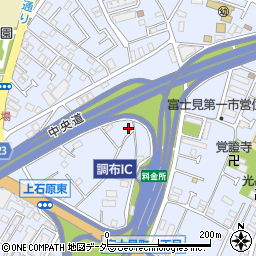 東京都調布市富士見町1丁目28-14周辺の地図