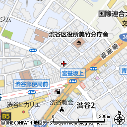 鮨らぼ 渋谷周辺の地図