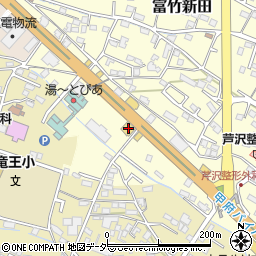 ガスト竜王店周辺の地図