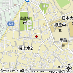 東京都世田谷区桜上水2丁目20-27周辺の地図