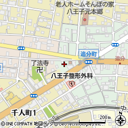 東京都八王子市追分町10周辺の地図