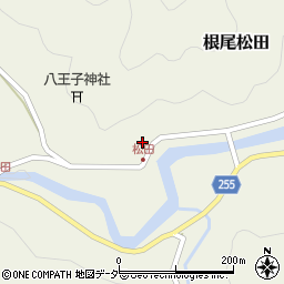 岐阜県本巣市根尾松田748周辺の地図