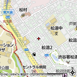 東京都渋谷区松濤2丁目6-1周辺の地図