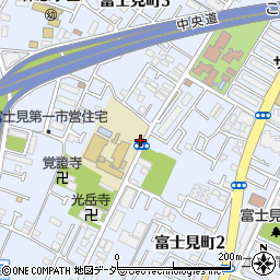 東京都調布市富士見町1丁目38-3周辺の地図