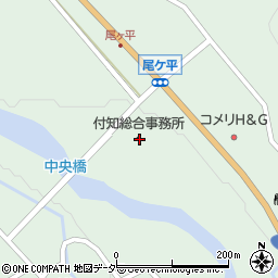 付知公民館周辺の地図