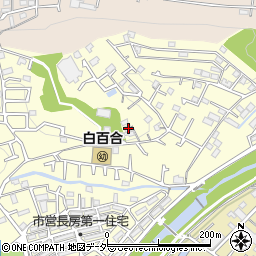 東京都八王子市長房町58-8周辺の地図